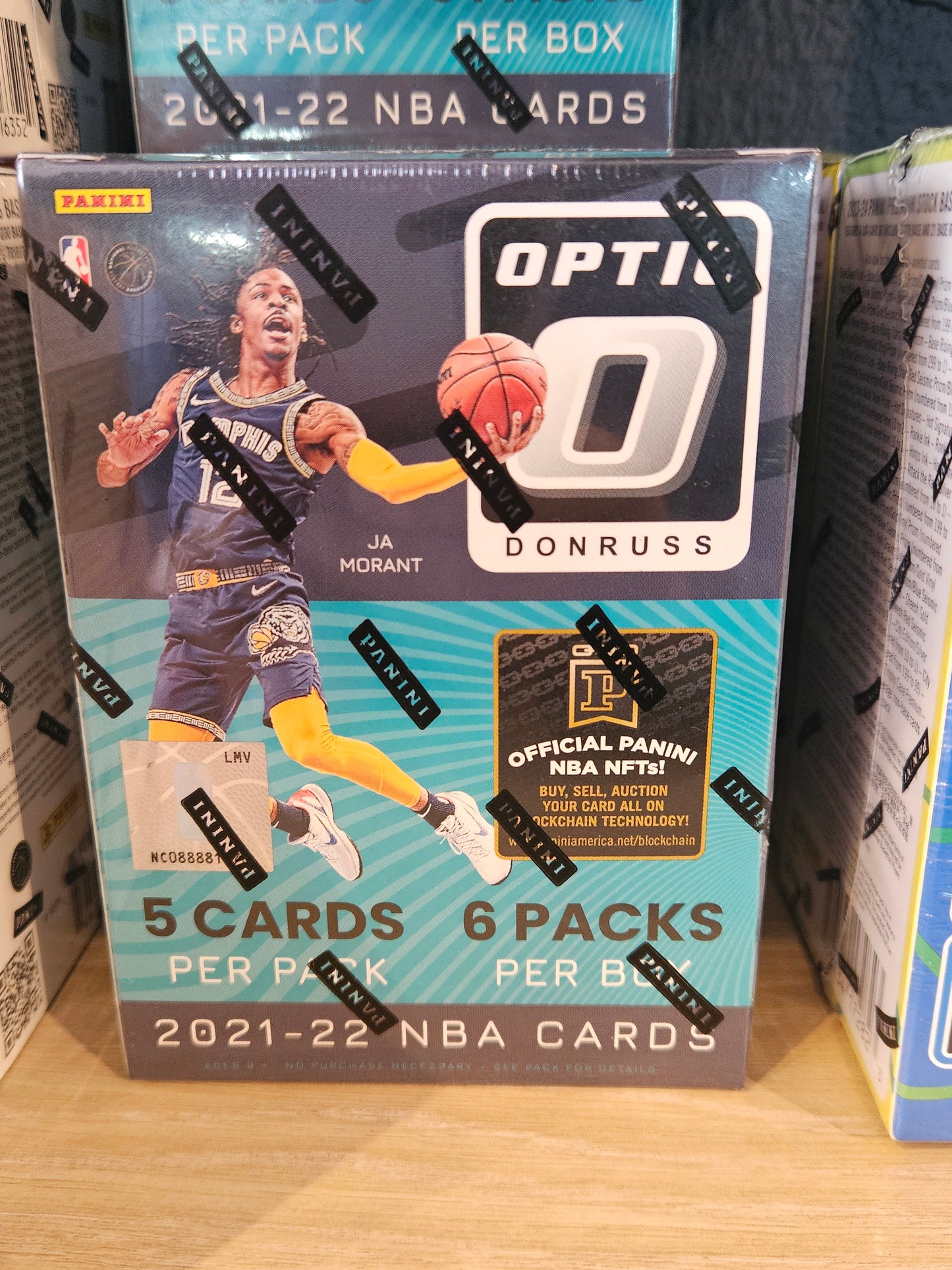 2021-22 Donruss Optic NBA Basketball Cards - Blaster Box (6 Packs)