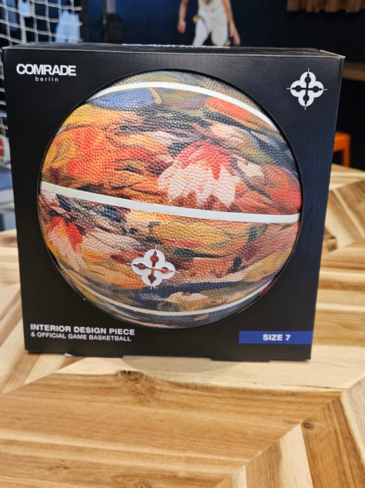 Comrade Berlin Urban Art Custom Basketball - Waterlilies Design