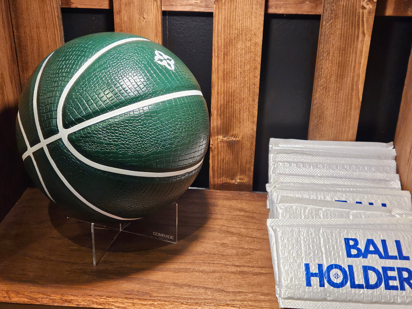 Comrade Berlin Urban Art Custom Basketball - Croc Alligatorn Design