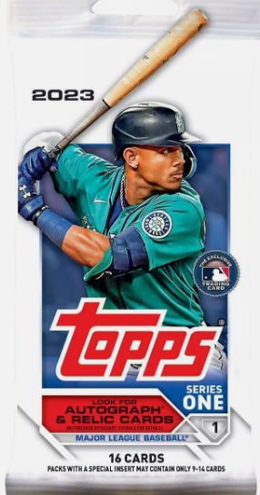2023 Topps Series 1 Baseball Cards Pack (16 Cards per Pack)