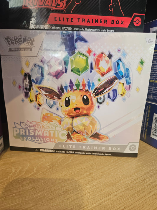 Pokemon Prismatic Evolutions Elite Trainer Box